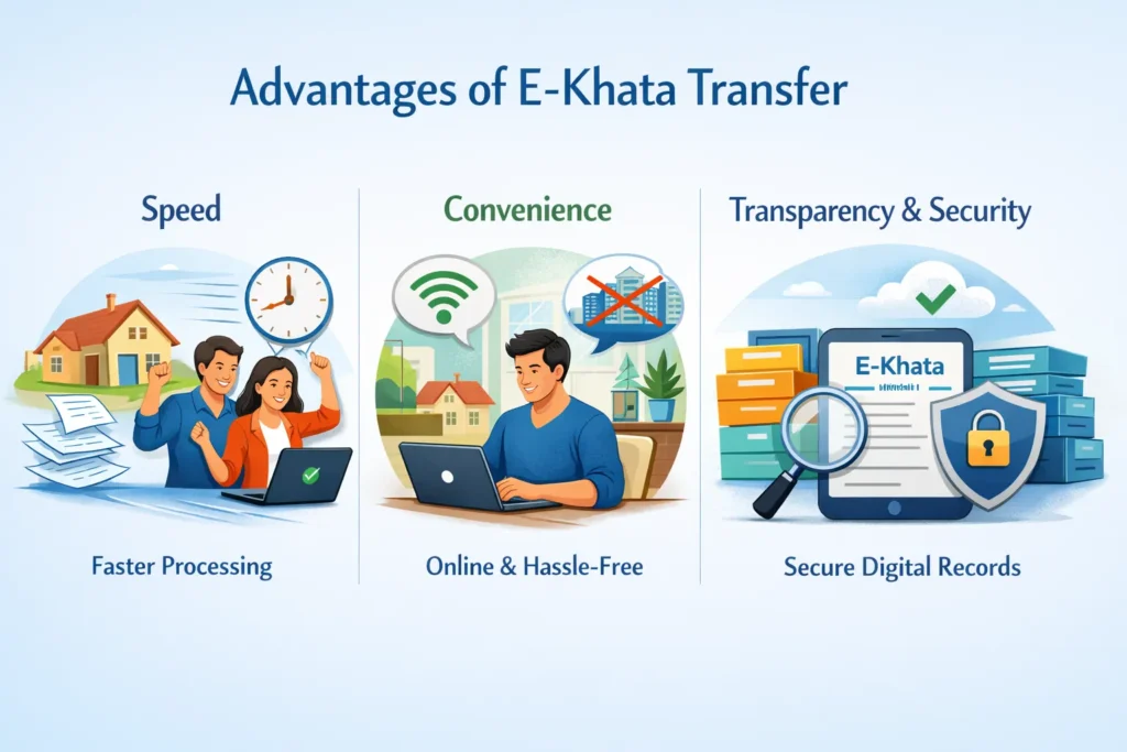 Advantages of E Khata Transfer