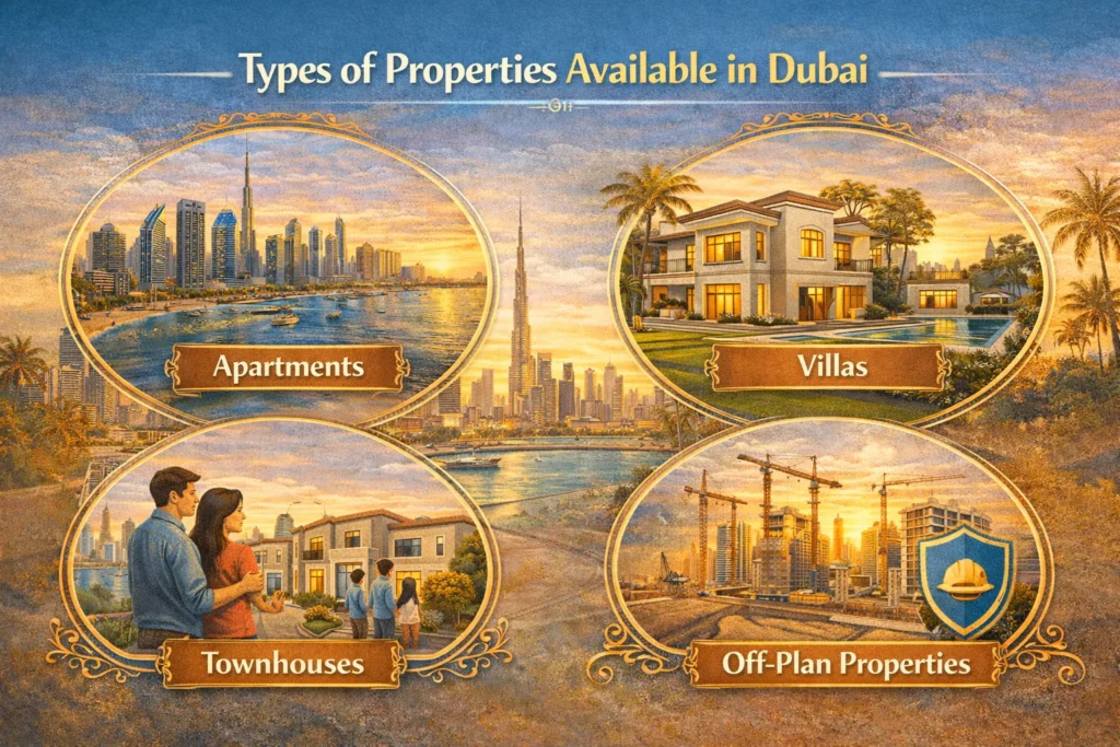 Types of Properties Available in Dubai