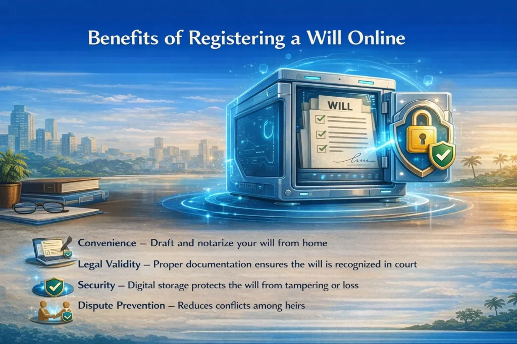 Benefits of Registering a Will Online