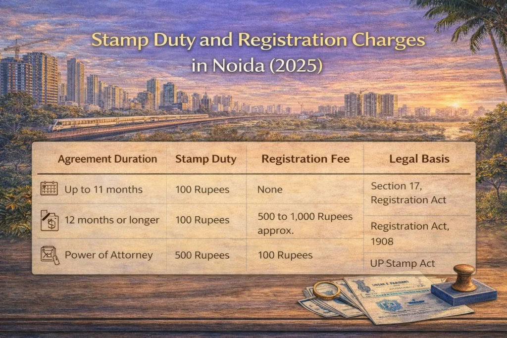 Stamp Duty and Registration Charges in Noida 2025