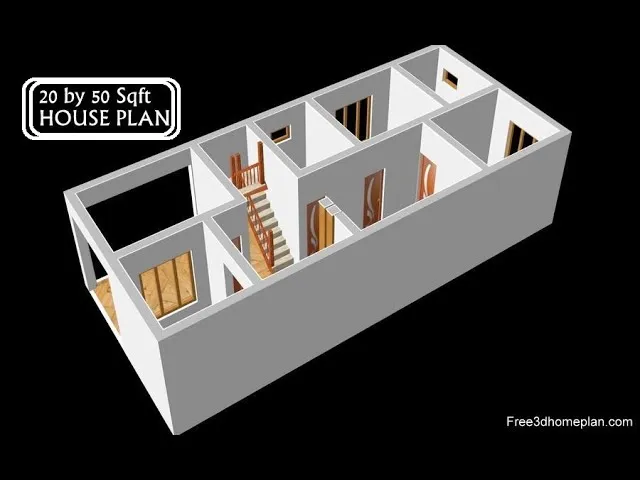 20×50 House Plan Guide: Layout Ideas, 2BHK/3BHK Designs, Elevation & Cost