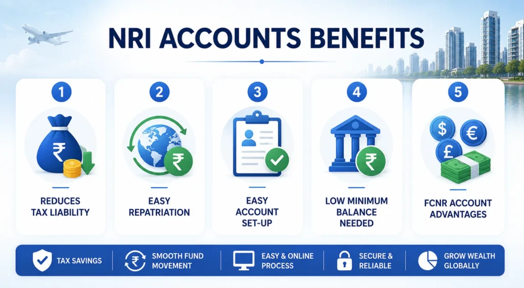 NRI Accounts Benefits