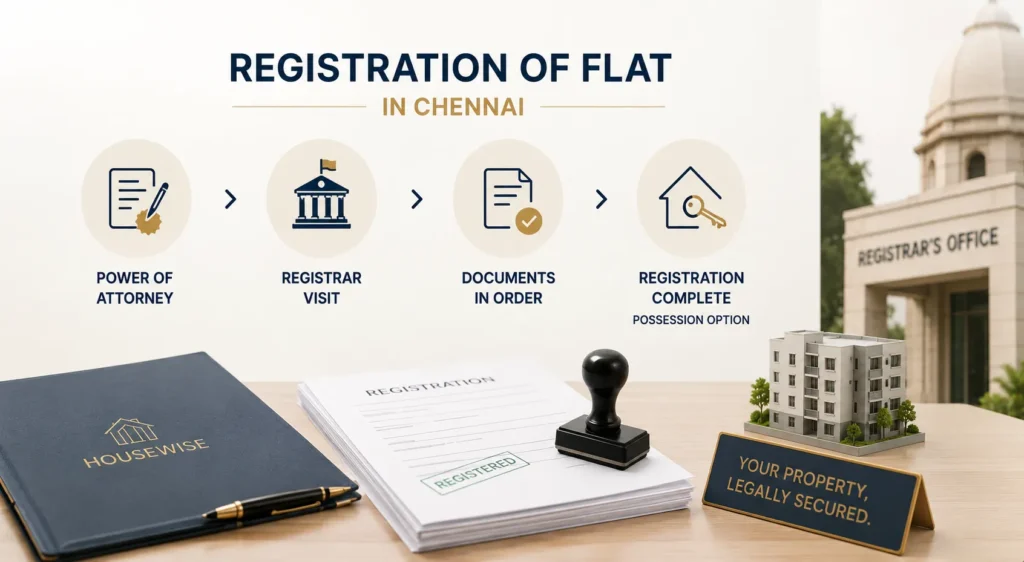 Procedure for registration of flat in Chennai