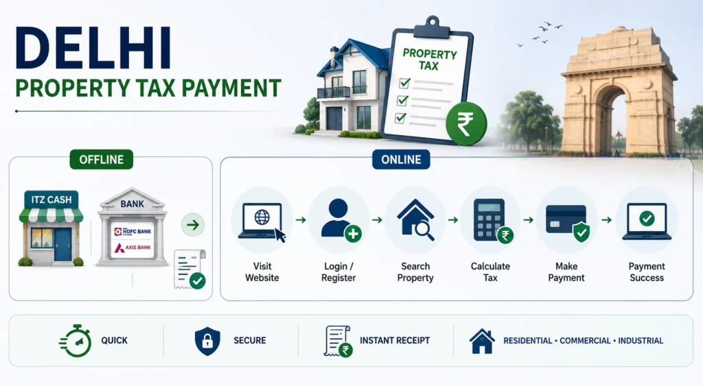 How to do Delhi Property Tax Payment
