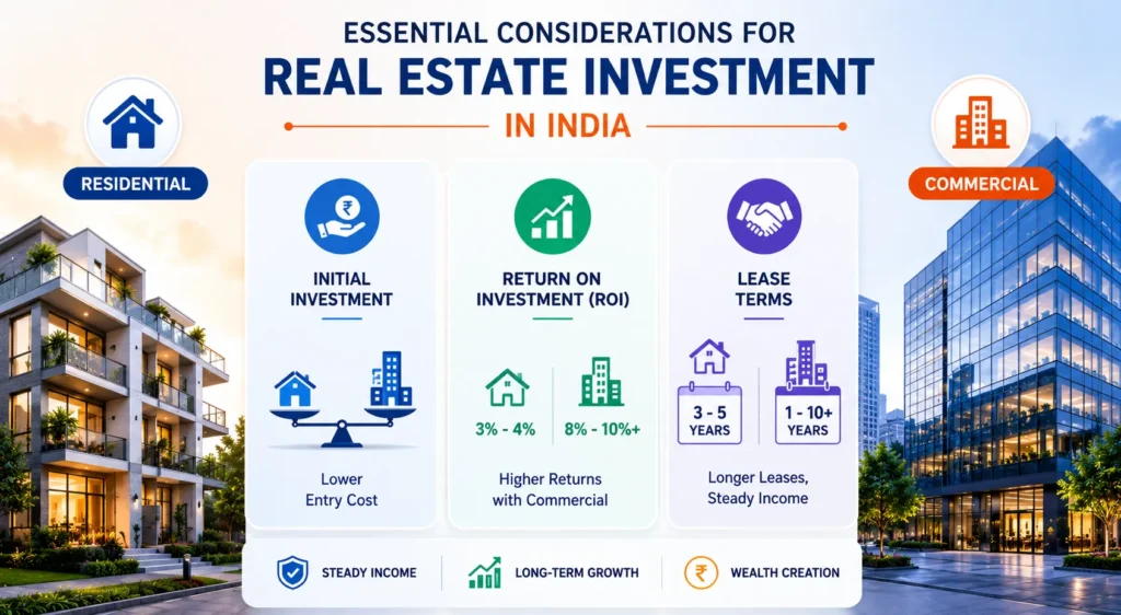 Some Essential Considerations For Real Estate Investment in India