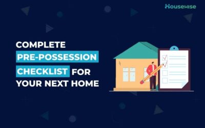 Pre-Possession Checklist