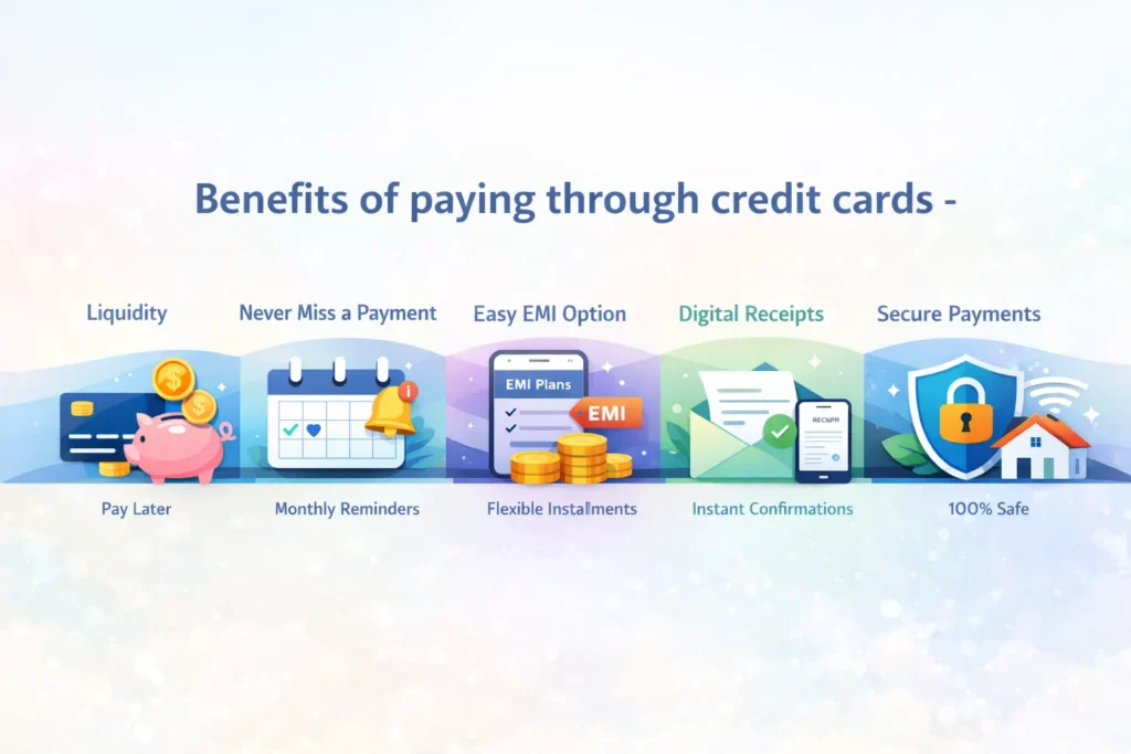 Benefits of paying with credit cards