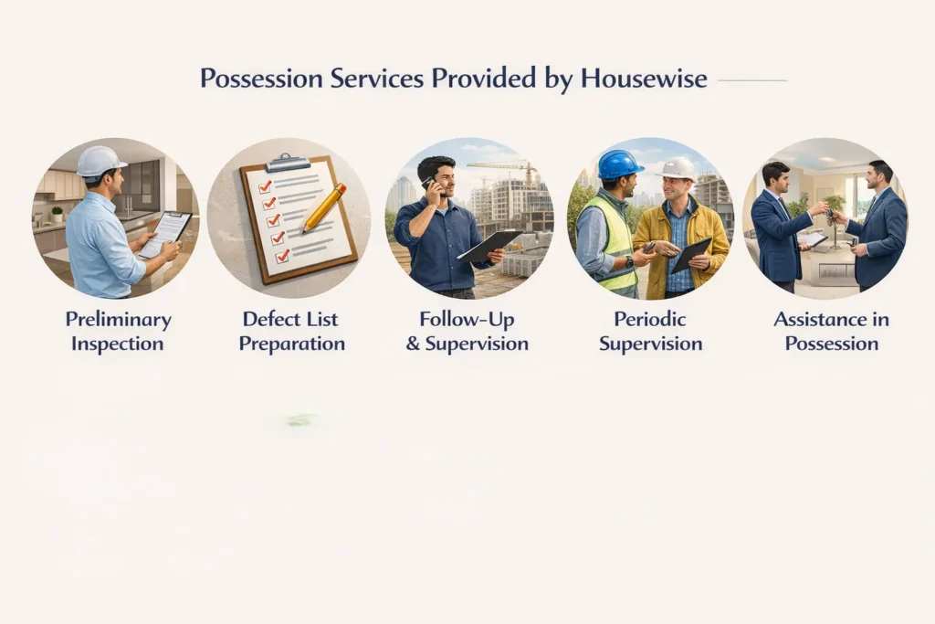 What all possession services are provided by Housewise