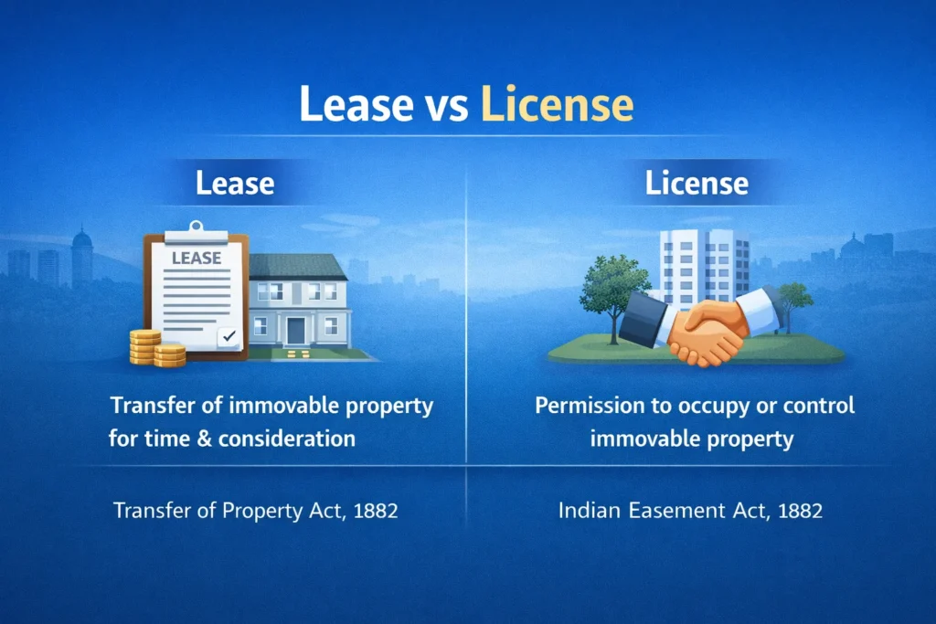 What is Lease and License