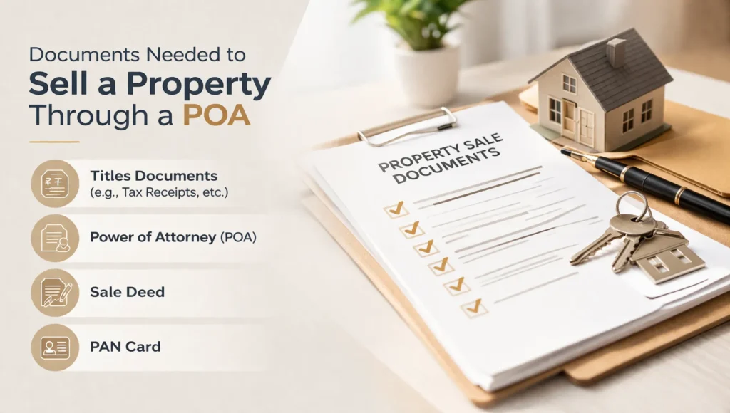Documents needed to sell a property through a POA