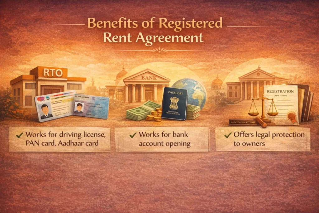 Benefits of a registered rent agreement