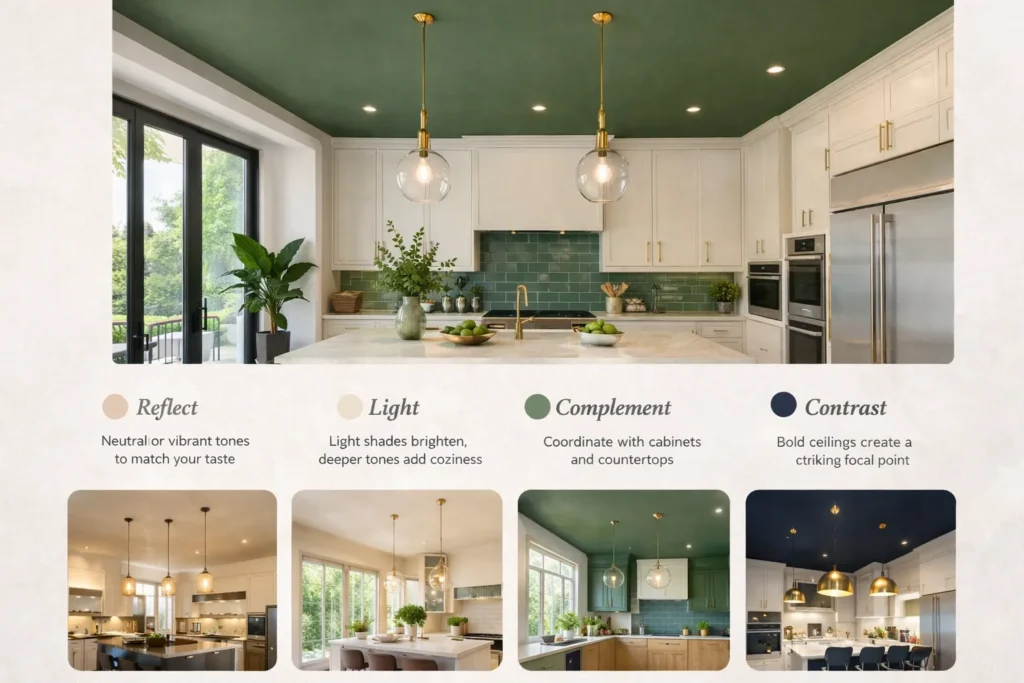 Choosing the Perfect Palette for Your Kitchen Ceiling