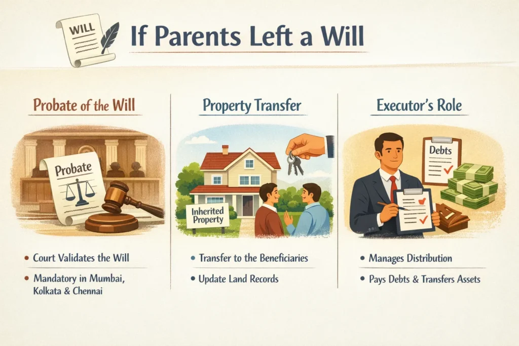 If parents left a Will