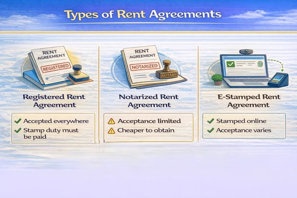 Types of Rent Agreements and Their Validity
