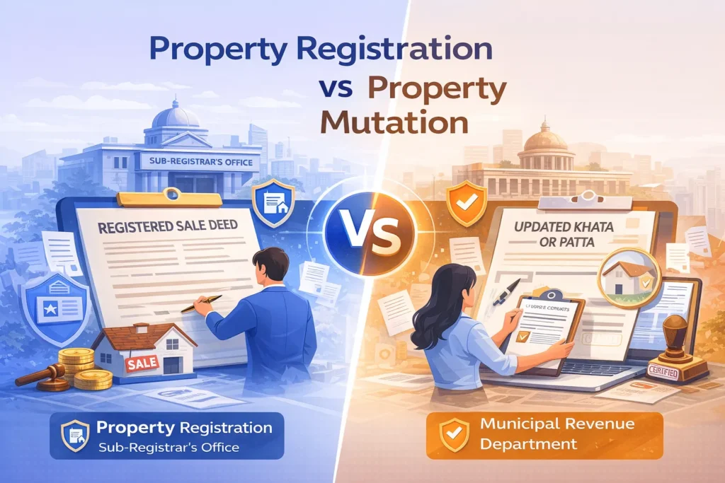 Difference Between Property Mutation and Property Registration