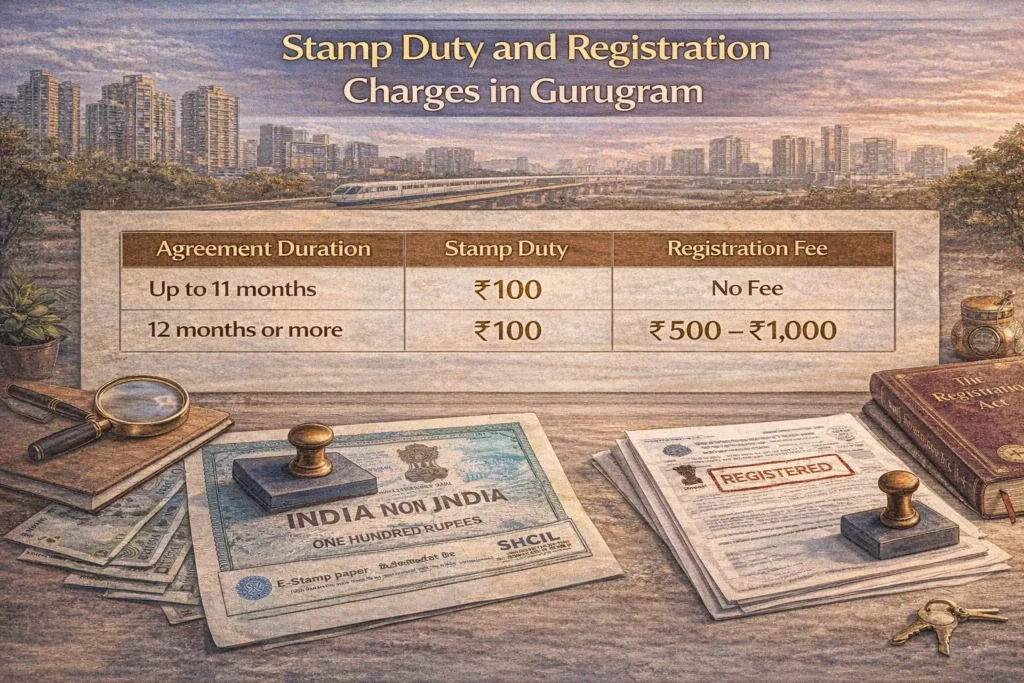 Stamp Duty and Registration Charges in Gurugram