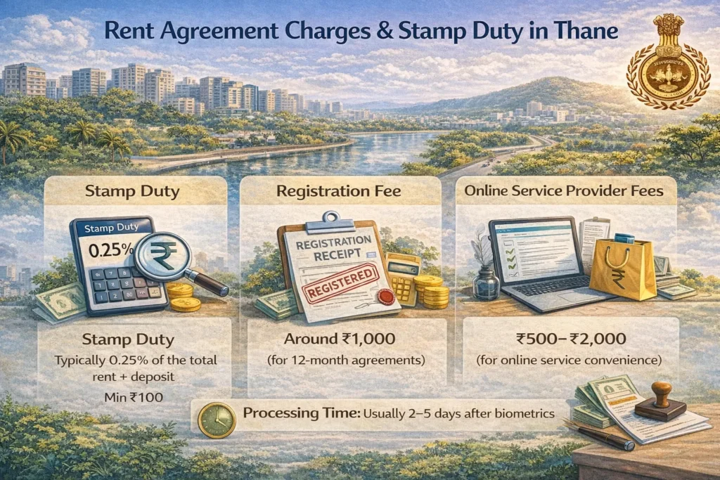 Rent Agreement Charges and Stamp Duty in Thane