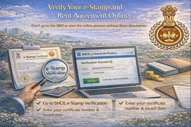 Verify Your e Stamp and Rent Agreement Online