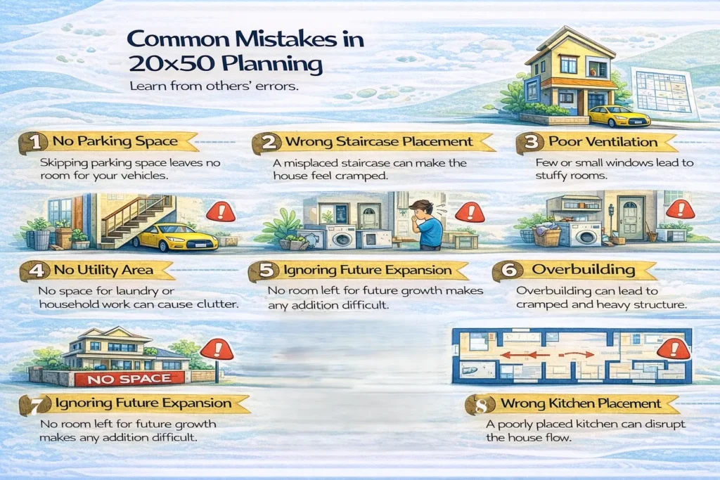 Common Mistakes in 20×50 Planning