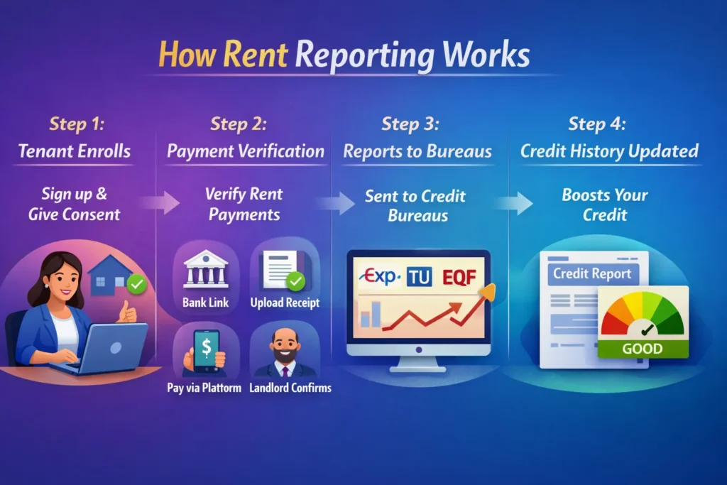 How Rent Reporting Works