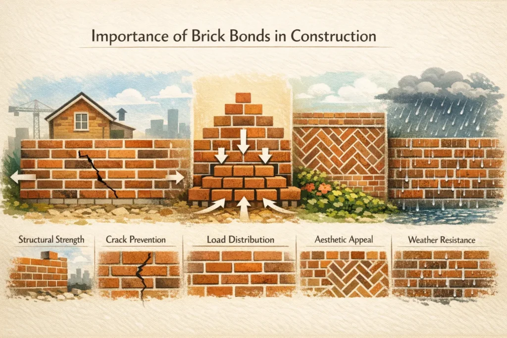 Importance of Brick Bonds in Construction