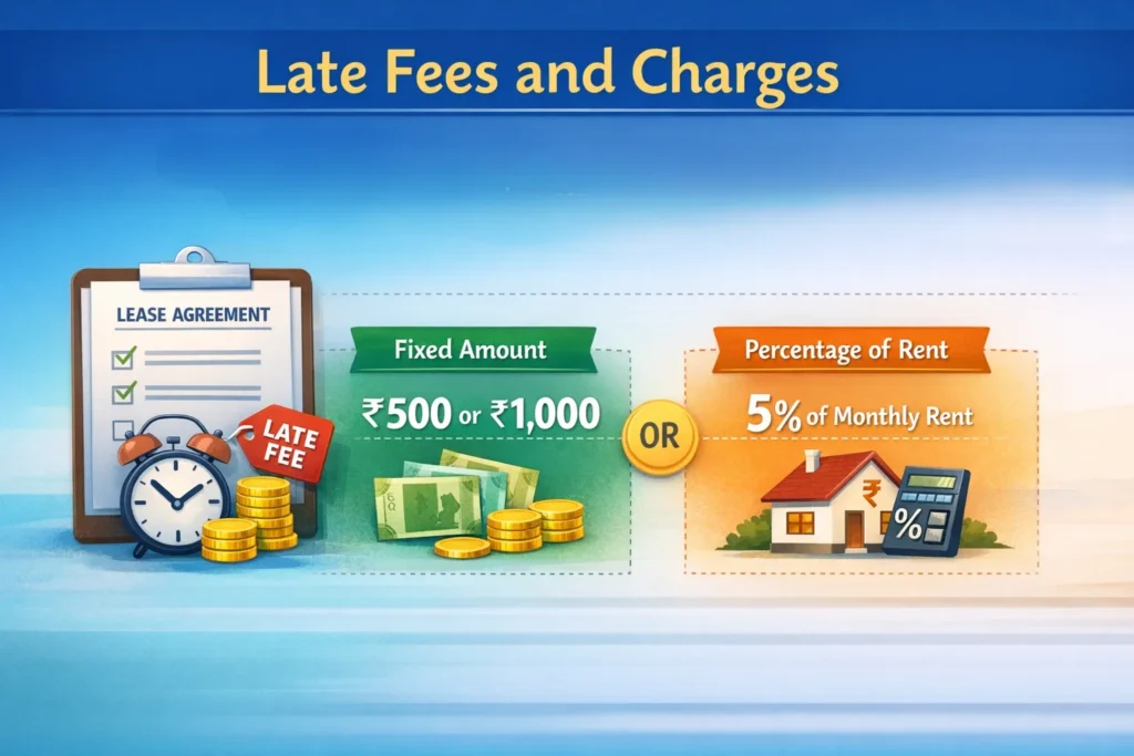 Late fees in lease agreements