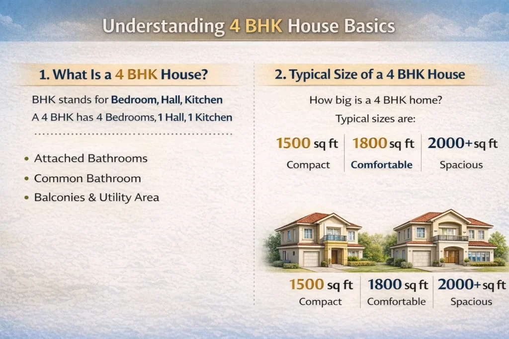 Understanding 4 BHK House Basics