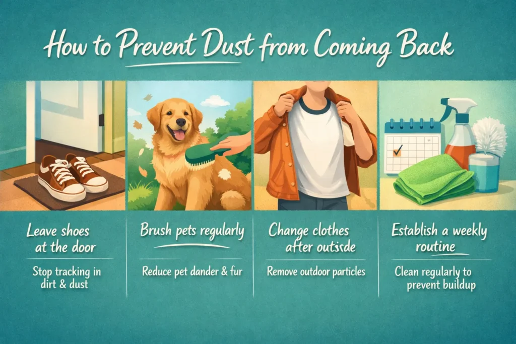 How to Prevent Dust from Coming Back