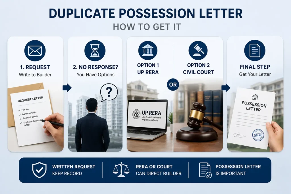How to Get a Duplicate Possession Letter from a Builder
