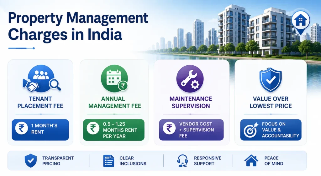 How Much Do Property Management Companies Charge in India